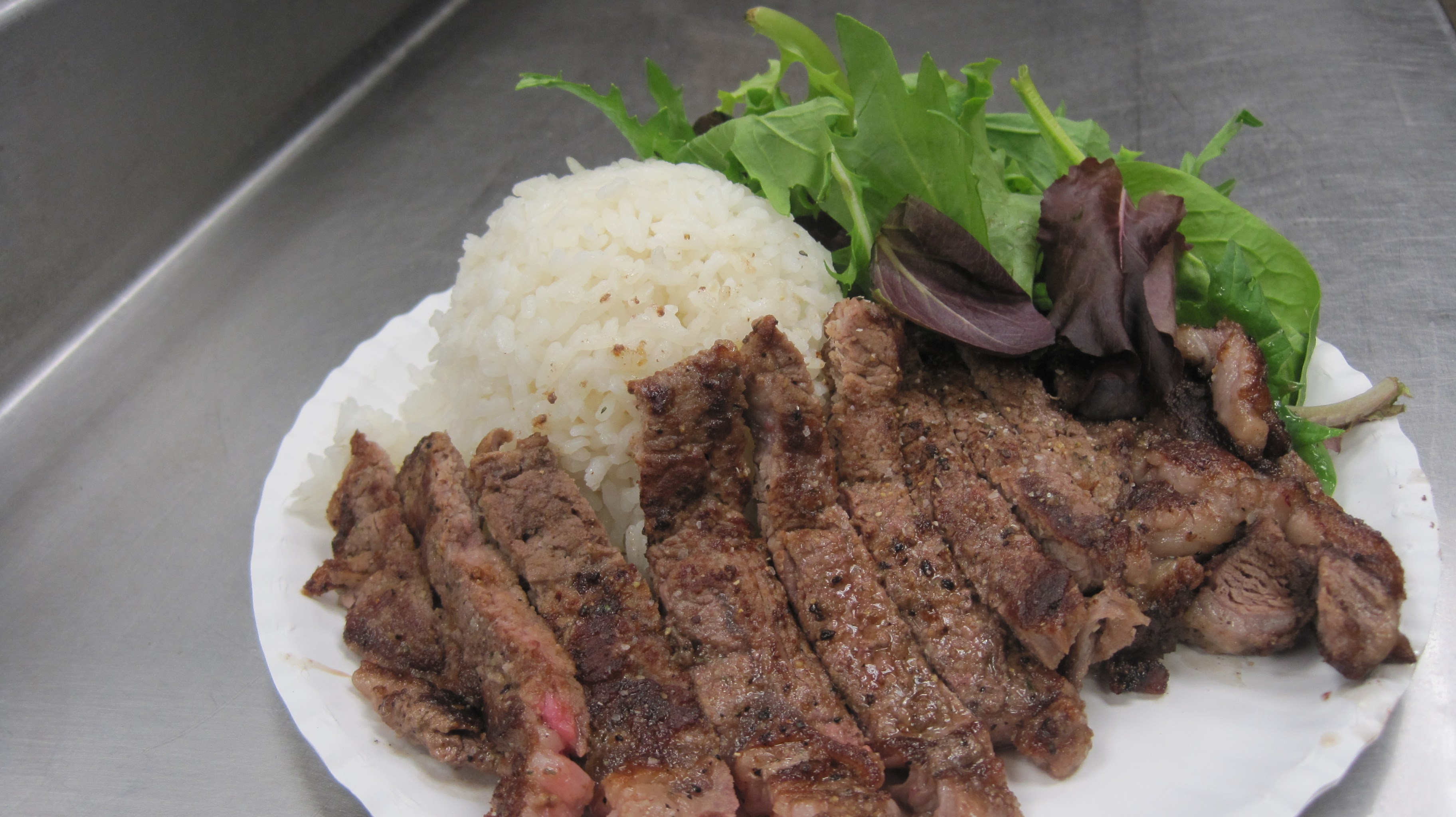 A&G Steaks and Things grilled steak plate lunch